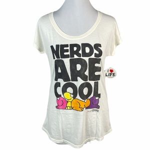 Life Clothing Co. Nerds Are Cool T-Shirt, Cream, Medium